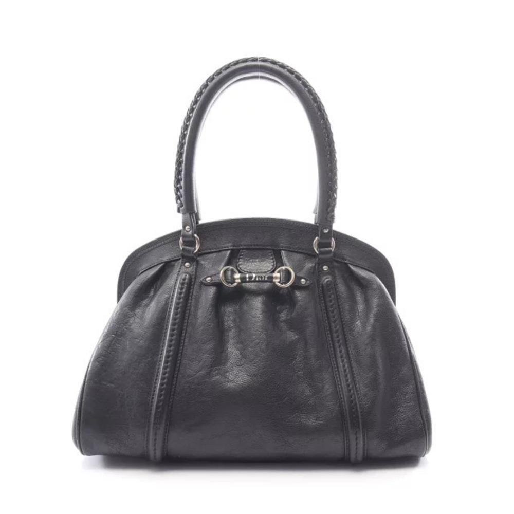 Christian Dior My Dior frame bag black leather